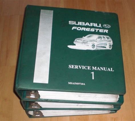 buy   subaru forester shop service manual   jersey united states