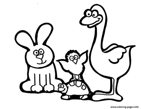 preschool  animalsccdb coloring page printable