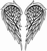 Wings Angel Drawing Vector Heart Wing Feather Drawings Clipart Tattoo Silhouette Getdrawings Dark Tattoos Ailes Transparent Sketch Dessin Draw Aile sketch template