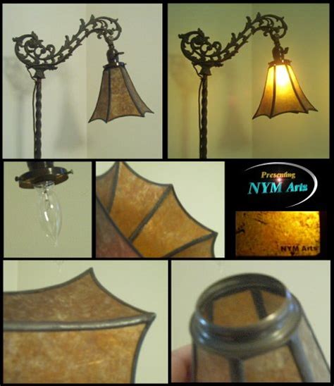 Nym Arts Tulip Fitter Mica Shade Light Amber For Your Antique Vintage