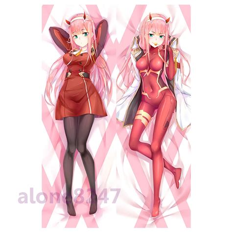 59 darling in the franxx 02 zero two anime dakimakura hugging body