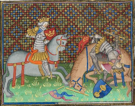 medieval activities jousting tournaments lances knights  horses