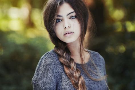 wallpaper face women outdoors model long hair