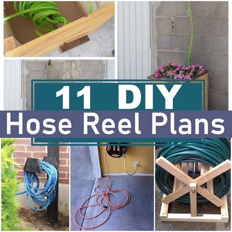11 Diy Hose Reel Plans For Garden Diy Crafts