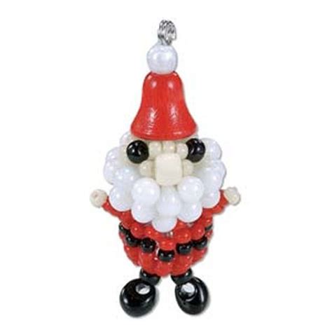 christmas bead kit santa bead kit miyuki  glitteramacrafts holiday