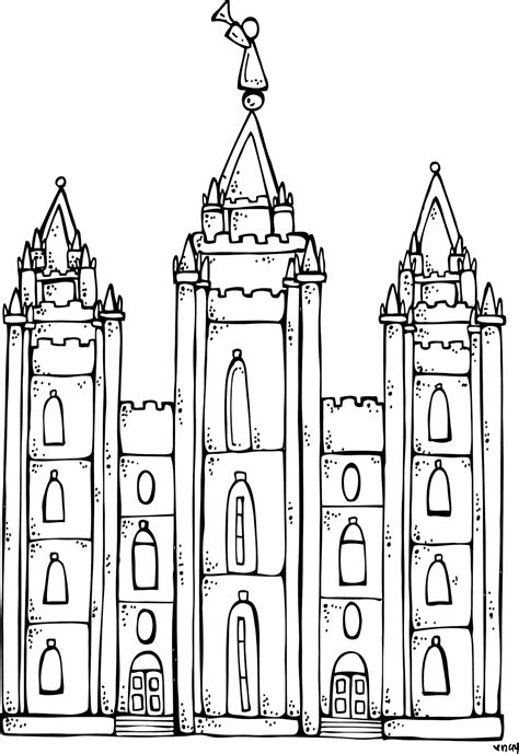 melonheadz lds illustrating  love    temple coloring page