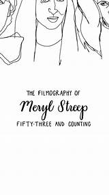 Meryl Streep Roles sketch template