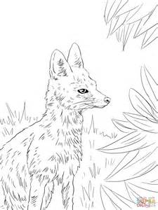 fox printable coloring pages