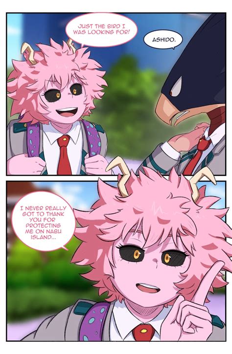 Ashido Mina And Tokoyami Fumikage Boku No Hero Academia Drawn By