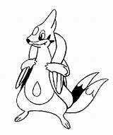 Floatzel Coloriages Pokémon Bonjourlesenfants sketch template