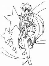 Sailor Moon Coloring Pages Sailormoon Anime Venus Google Cartoon Printable Search Color Print Sheets Manga Tv Girl Girls Colouring Animated sketch template