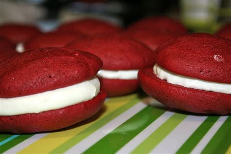 for the love of food red velvet whoopie pies