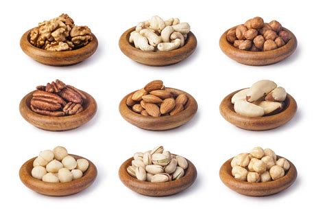 types  nuts  nutrition profiles  health benefits