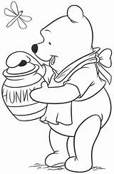 Winnie Pooh Ourson Hunny Jar Coloring4free Tete Frais Coloringme Dessiner Wonder Célèbre sketch template