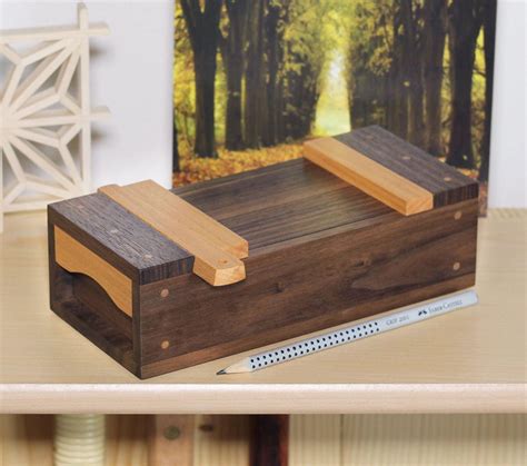 japanese toolbox mini wood box keepsake box pencil