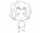 Gokudera Hayato Coloring sketch template