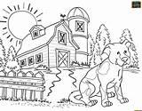 Coloring Pages Printable Farm Kids Drawing Animals Country Tools Animal Agriculture Agricultural Teaching Color Adult Sheets Print Life Drawings Adults sketch template