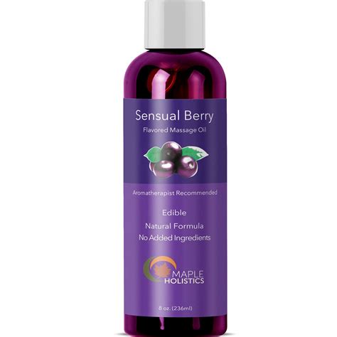 Sensual Edible Massage Oil Natural Aphrodisiac Aromatherapy For