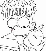 Bart Simpsons Xxxtentacion Dope Sad Fiverr Doodles Peep sketch template