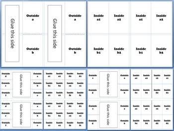 foldable templates  torisue tpt