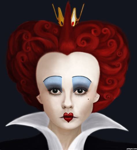 queen  hearts picture  nanaris  face paintings photoshop