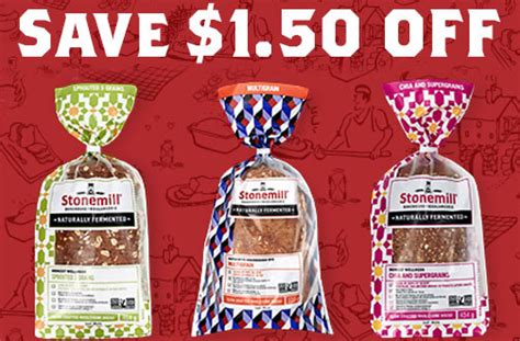 stonemill naturally fermented bread coupon deals  savealoonie