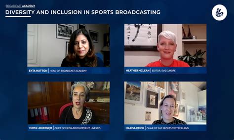 diversity  inclusion  sports broadcasting firmly   agenda