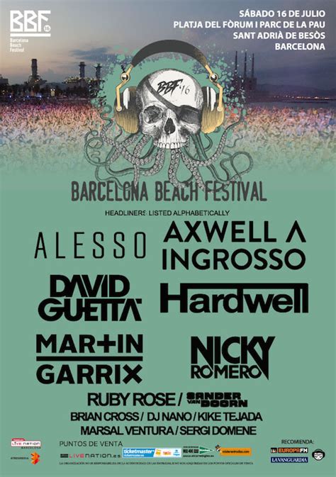 barcelona beach festival  anuncia cartel  pone sus entradas  la venta