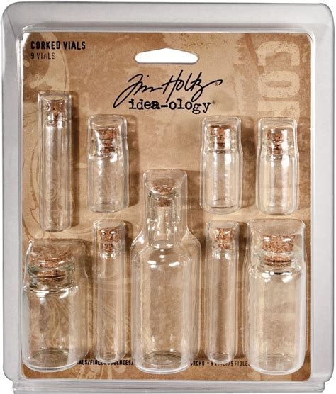 idea ology corked glass vials pkg    high