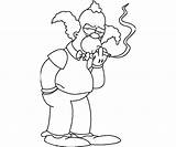 Coloring Pages Simpsons Print Cartoon Colouring Printable Choose Board Coloringhome Comments sketch template