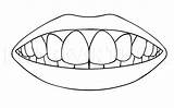 Teeth Tooth Draw Preschool Dentist Dragoart sketch template