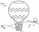 Balloon Air Hot Coloring Line Pages Drawing Printable Clipart Take Off Balloons Template Getdrawings Vector Kids Oven Sheet Getcolorings Colouring sketch template