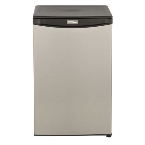 Danby Designer 4 4 Cu Ft Mini Refrigerator In Stainless Look Without