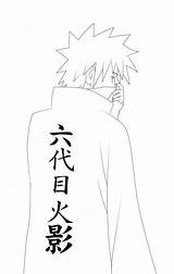 Kakashi Hokage Naruto sketch template