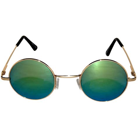 Owl ® Eyewear Sunglasses 43mm Women’s Metal Round Circle Gold Frame