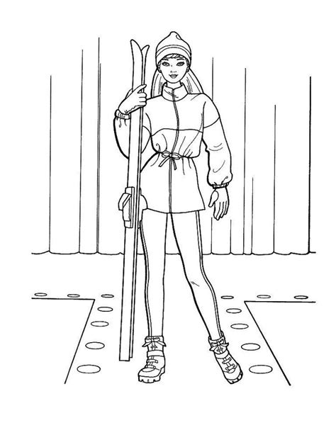 skiing coloring pages   printable coloringfoldercom sports