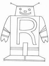 Letter Coloring Pages Alphabet Robot Activities Preschool Printable Worksheets Crafts Letters Kindergarten Coloringpagebook Abc Book Quilt Craft Rr Handwriting Colouring sketch template