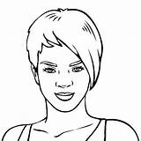 Coloring Rihanna Pages Rap Online Hop Hip Books Star Website sketch template