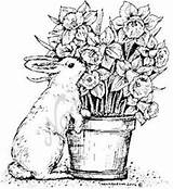 Coloring Bunny Easter Stamps Pages Colorful Tracing Digi Woodburning Printable Book Rubber Adults Mushrooms Craft Pheemcfaddell Project Copics Rabbit Flowers sketch template