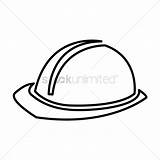 Construction Hat Drawing Worker Cap Getdrawings sketch template