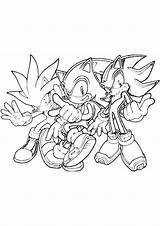 Sonic Coloring Pages Team Printable sketch template