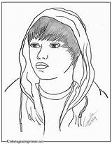 Bieber Celebrities Kb sketch template