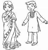 Coloring Colouring Pages India Children Kids Indian History Sheets Around School sketch template