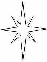 Star Christmas Outline Stencil Template Printable Templates Stars Clipart Starburst Clip Stencils Shapes Large Point Pattern Cliparts Print Cut Ornament sketch template