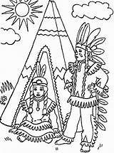 Coloring Pages Native American Teepee First Nations Indian Kids Color Two Front Printable Americans Clipart Print Getcolorings Thanksgiving Popular Library sketch template