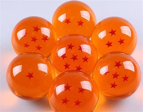 3 5cm all 7 crystal balls 7 dragon balls z action figure toys