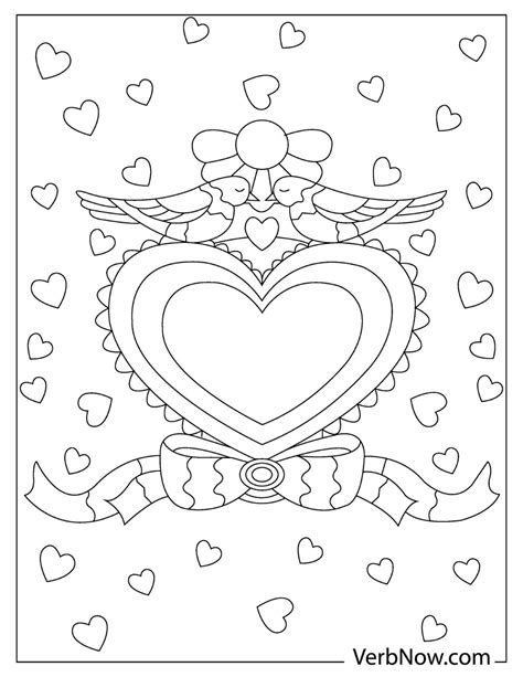 valentines coloring pages book   printable