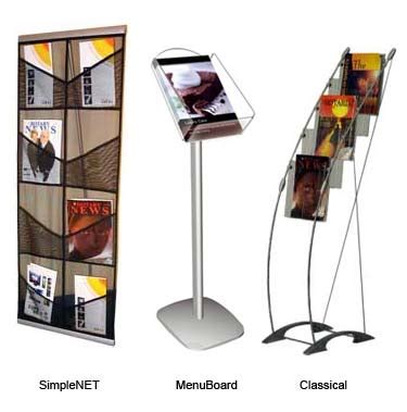 aem creativemaster flyer brochure stand