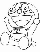 Doraemon Coloring Pages Sketch Happy Baby Printable Colouring Kids Drawings Print Drawing Gambar Cartoon Mewarnai Cute Science Color Cartoons Books sketch template