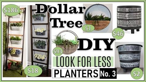 dollar tree diy planter ideas    modern